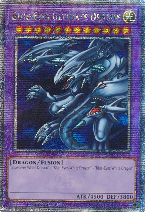 Blue-Eyes Ultimate Dragon (Quarter Century Secret Rare) card image