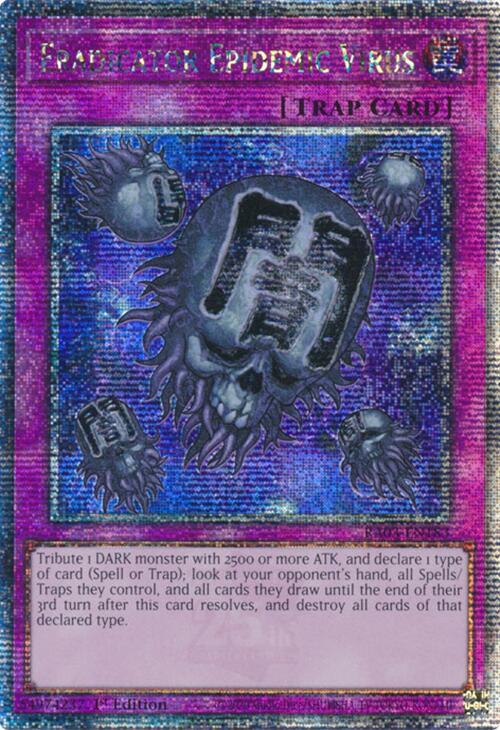 Eradicator Epidemic Virus (Quarter Century Secret Rare) card image