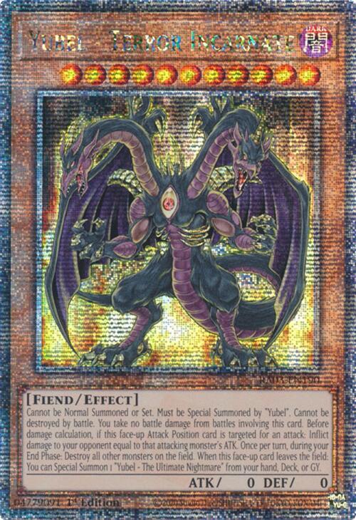 Yubel - Terror Incarnate (Quarter Century Secret Rare) card image