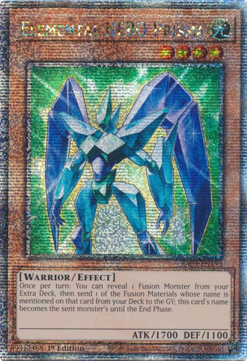 Elemental HERO Prisma (Quarter Century Secret Rare) card image