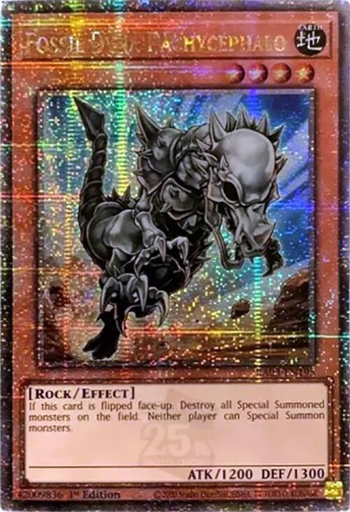 Fossil Dyna Pachycephalo (Quarter Century Secret Rare) card image