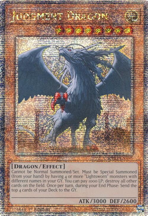 Judgment Dragon (Quarter Century Secret Rare) card image