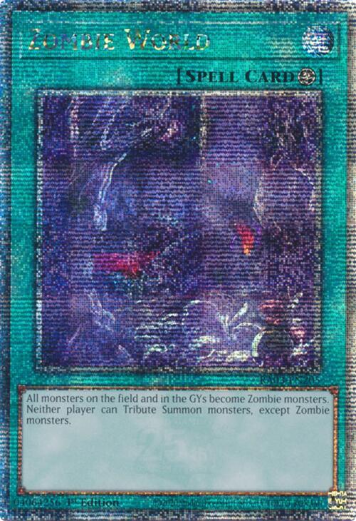 Zombie World (Quarter Century Secret Rare) card image