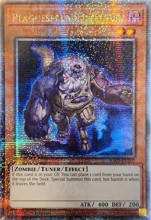 Plaguespreader Zombie (Quarter Century Secret Rare) card image