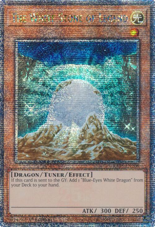 The White Stone of Legend (Quarter Century Secret Rare) card image