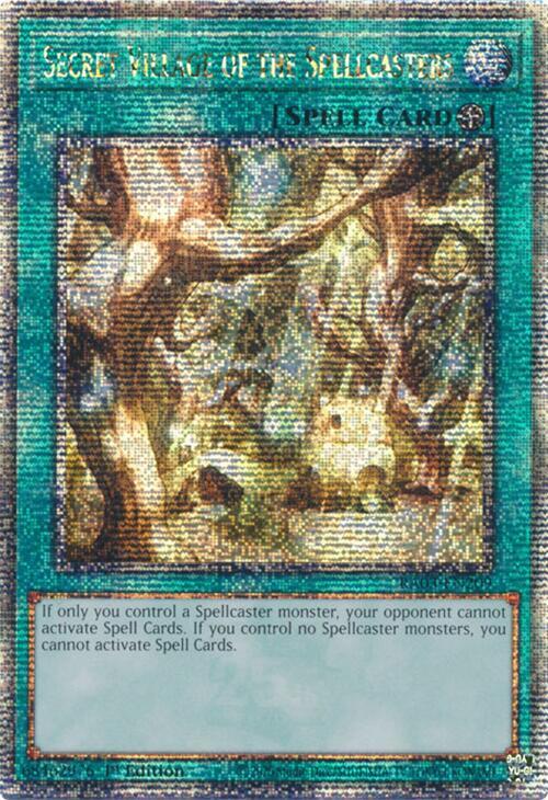 Secret Village of the Spellcasters (Quarter Century Secret Rare) card image