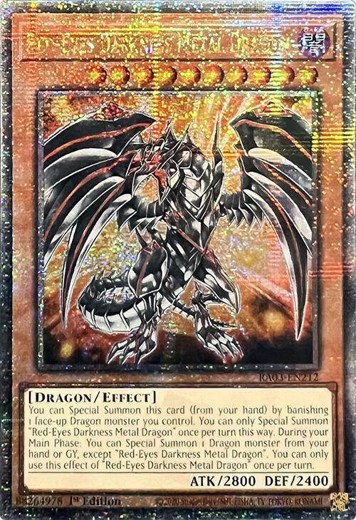 Red-Eyes Darkness Metal Dragon (Quarter Century Secret Rare) card image