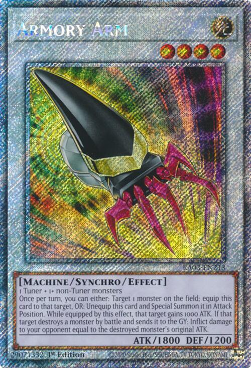 Armory Arm (Platinum Secret Rare) card image