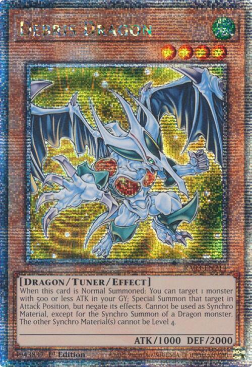 Debris Dragon (Quarter Century Secret Rare) card image