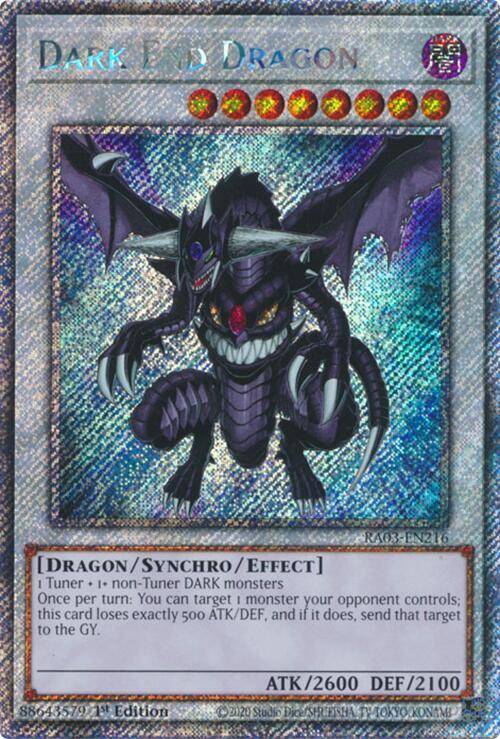 Dark End Dragon (Platinum Secret Rare) card image