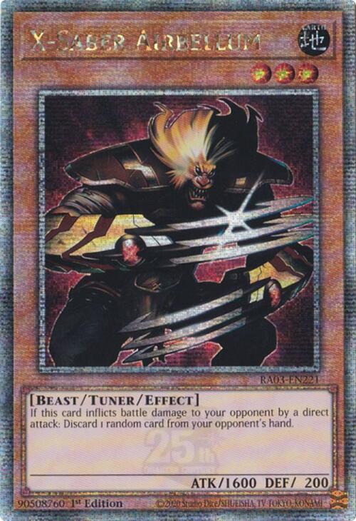 X-Saber Airbellum (Quarter Century Secret Rare) card image
