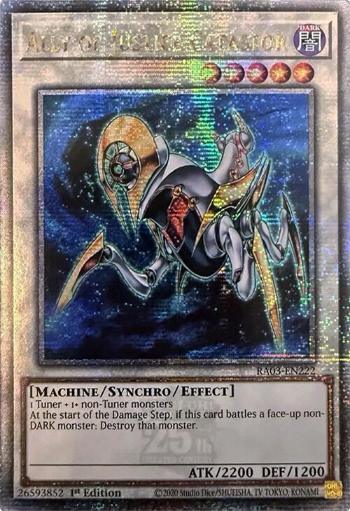 Ally of Justice Catastor (Quarter Century Secret Rare) card image