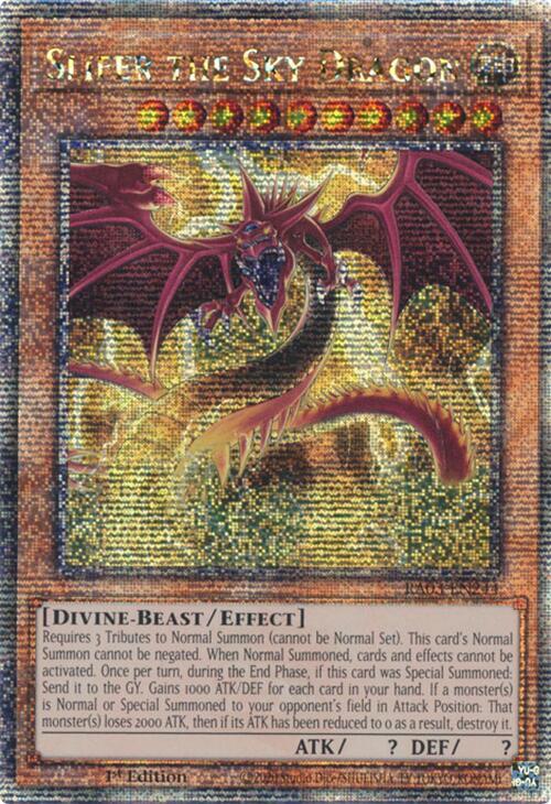 Slifer the Sky Dragon (Quarter Century Secret Rare) card image
