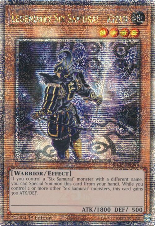 Legendary Six Samurai - Kizan (Quarter Century Secret Rare) card image