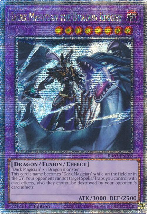 Dark Magician the Dragon Knight (Quarter Century Secret Rare) card image