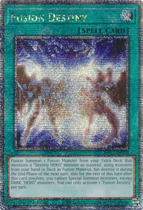 Fusion Destiny (Quarter Century Secret Rare) card image