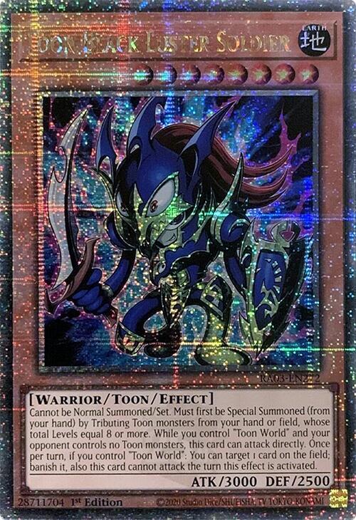 Toon Black Luster Soldier (Quarter Century Secret Rare) card image