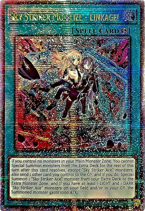 Sky Striker Mobilize - Linkage! (Quarter Century Secret Rare) card image