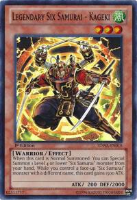 Legendary Six Samurai - Kageki card image