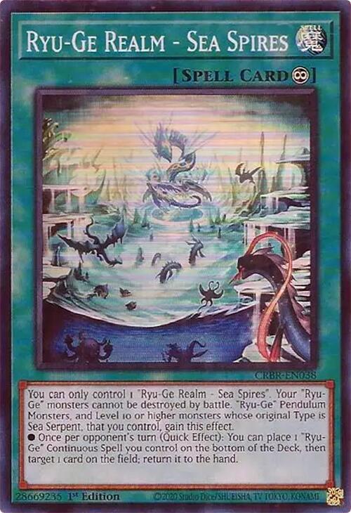 Ryu-Ge Realm - Sea Spires (SR) card image