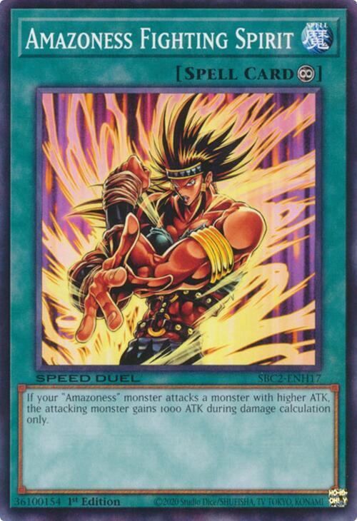 Amazoness Fighting Spirit card image