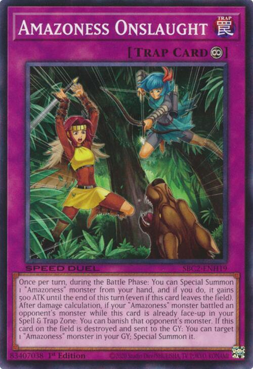 Amazoness Onslaught card image