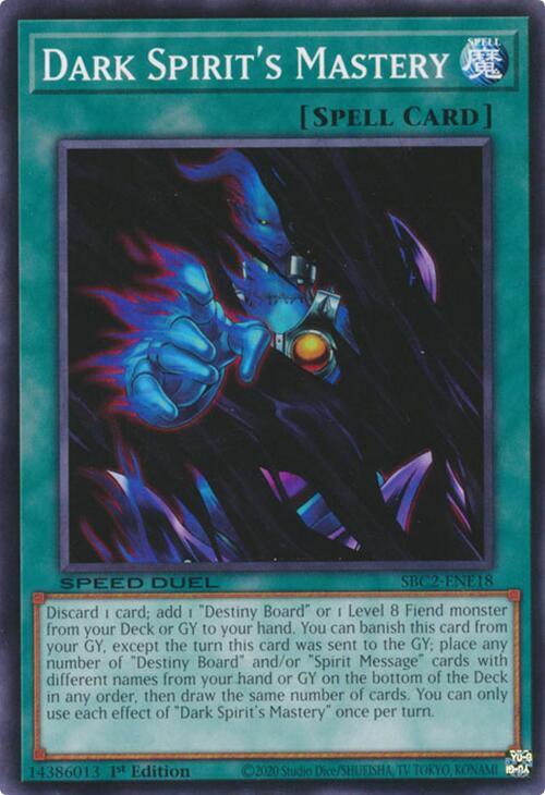 Dark Spirit's Mastery card image