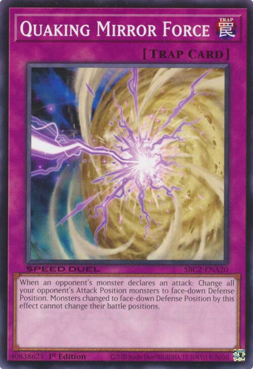 Quaking Mirror Force card image