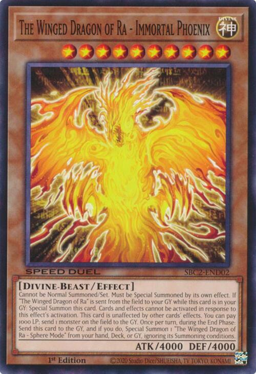 The Winged Dragon of Ra - Immortal Phoenix card image