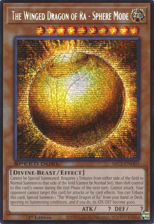 The Winged Dragon of Ra - Sphere Mode (PSR) card image