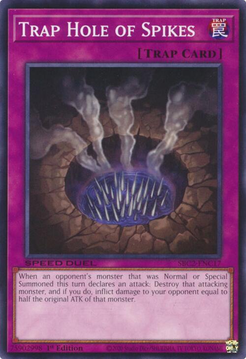 Trap Hole of Spikes card image