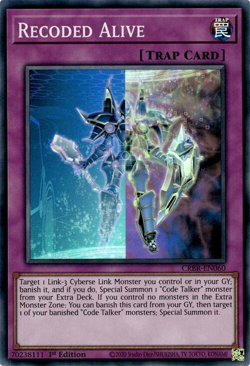 Recoded Alive (SR) card image