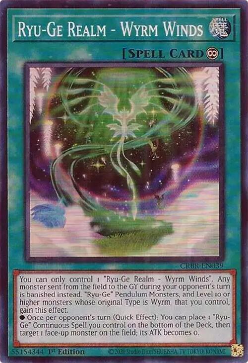 Ryu-Ge Realm - Wyrm Winds (SR) card image