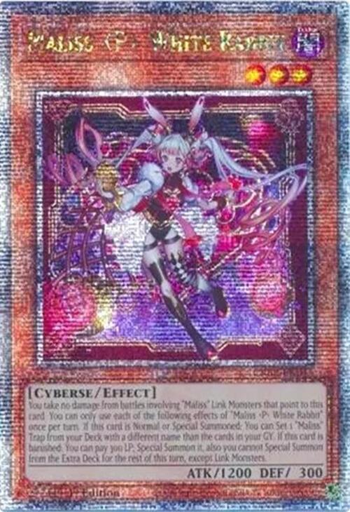 Maliss P White Rabbit (Quarter Century Secret Rare) card image