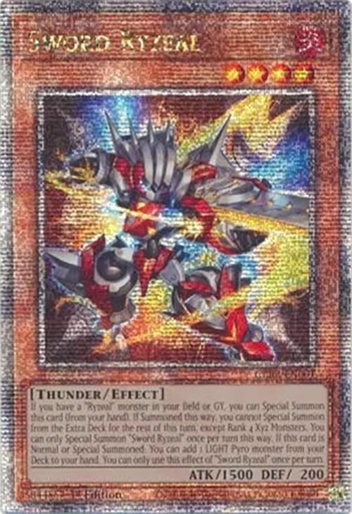 Sword Ryzeal (Quarter Century Secret Rare) card image