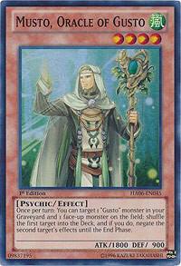 Musto, Oracle of Gusto (1st Edition) card image