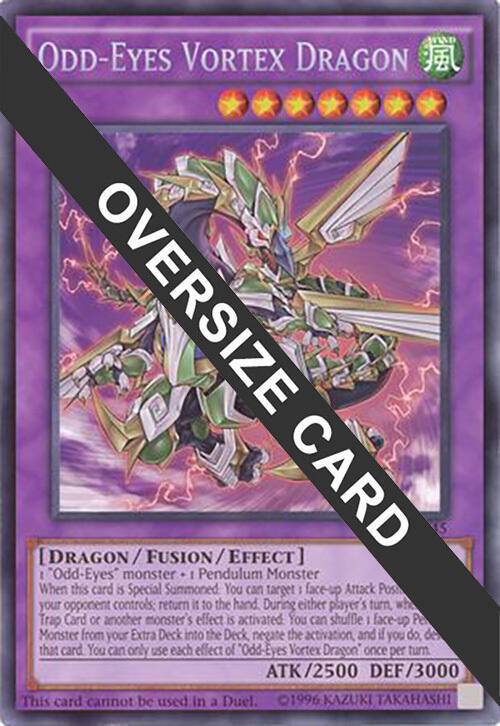Odd-Eyes Vortex Dragon (Oversized) card image
