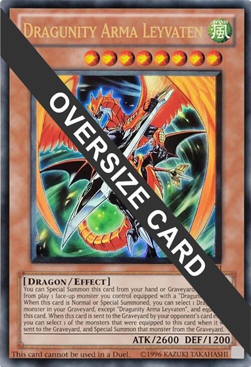 Dragunity Arma Leyvaten (Oversized) card image