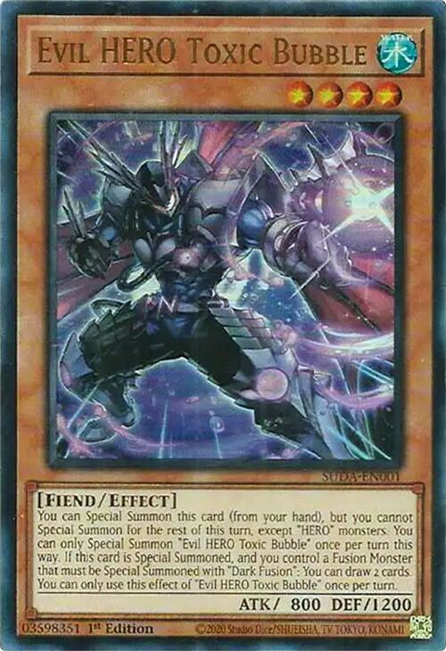 Evil HERO Toxic Bubble card image