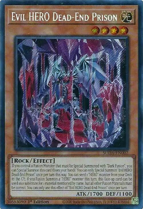 Evil HERO Dead-End Prison card image