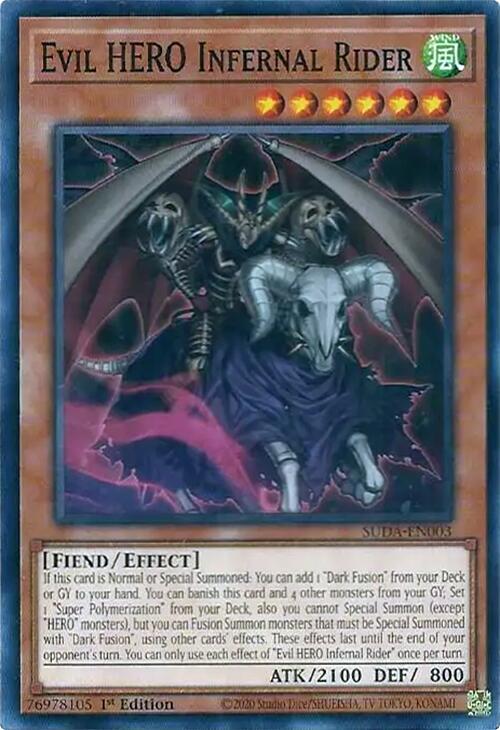 Evil HERO Infernal Rider card image