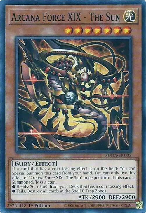 Arcana Force XIX - The Sun card image