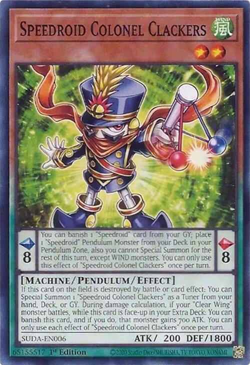 Speedroid Colonel Clackers card image