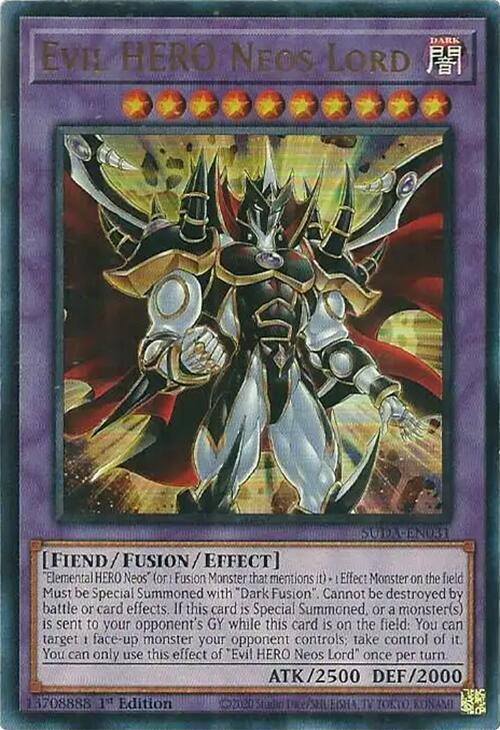 Evil HERO Neos Lord card image