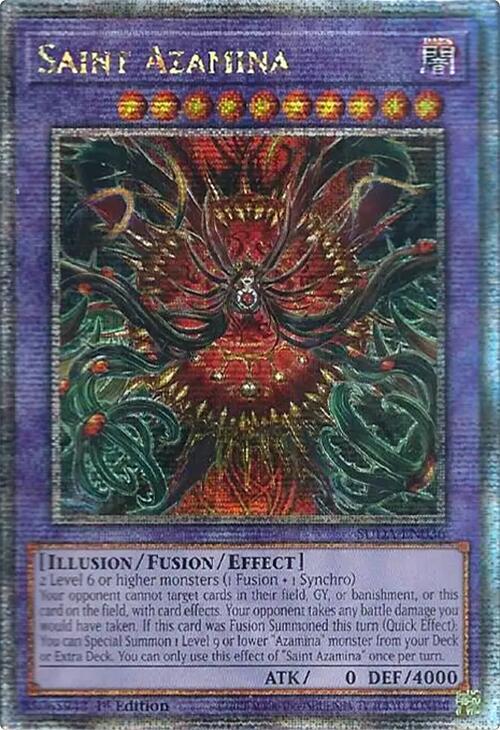 Saint Azamina (Quarter Century Secret Rare) card image