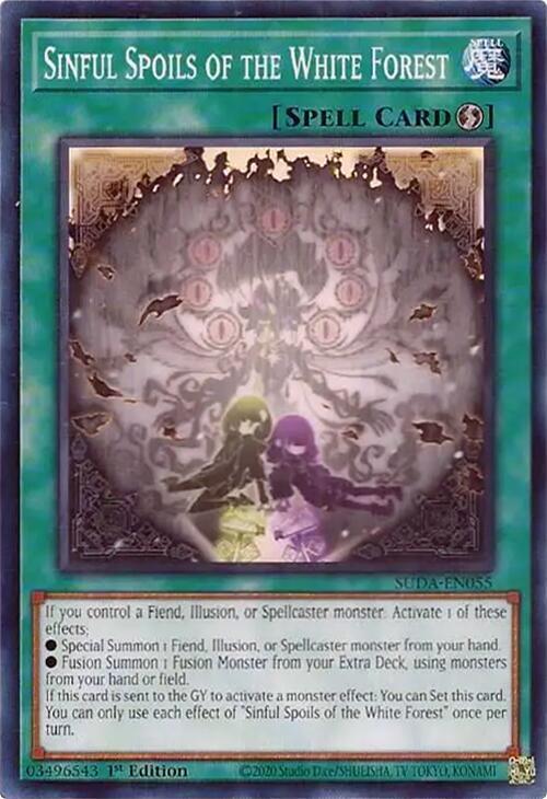 Sinful Spoils of the White Forest card image
