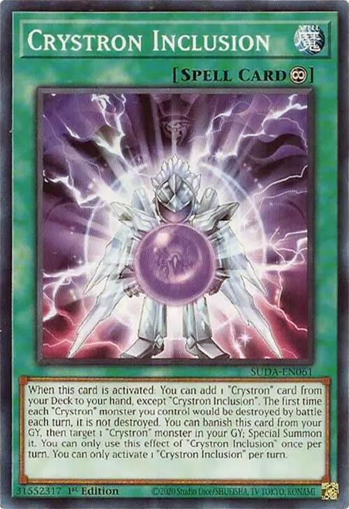 Crystron Inclusion card image