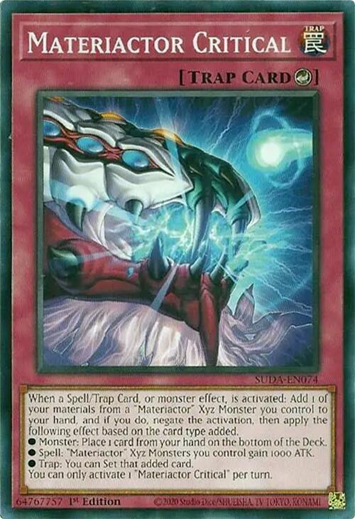 Materiactor Critical card image