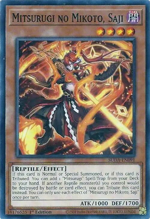 Mitsurugi no Mikoto, Saji card image