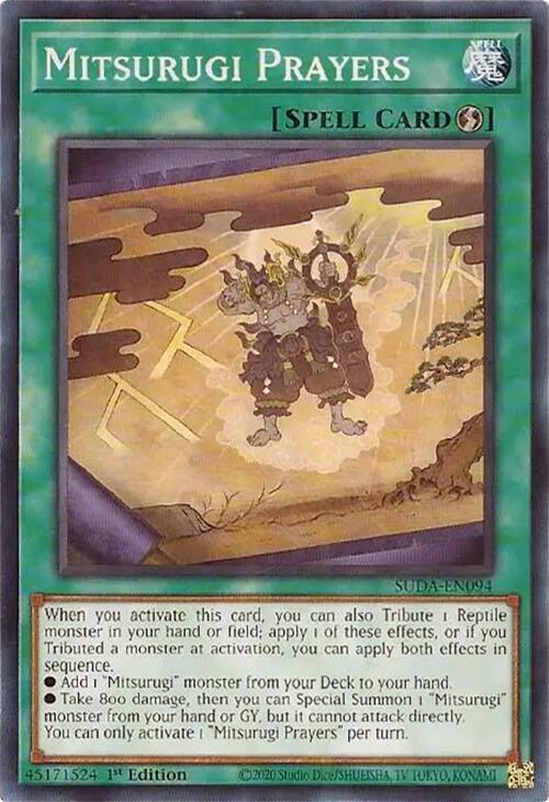 Mitsurugi Prayers card image